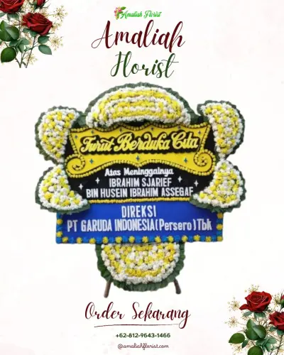 Papan Bunga Duka di Pantoloan